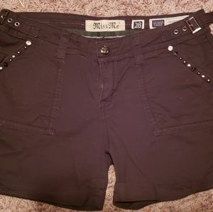 Miss Me black shorts sz 28